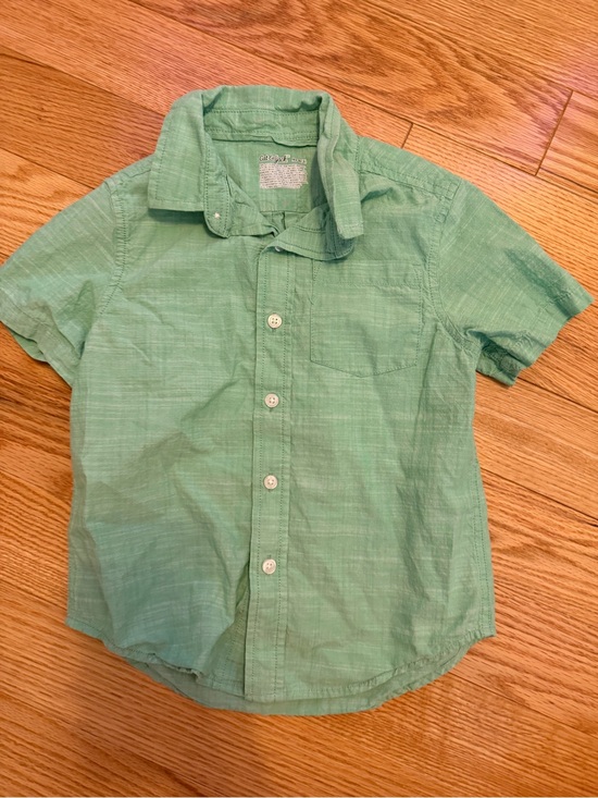 Cat & Jack Other - Cat & Jack Mint Green Short-Sleeve Button-Down Shirt
